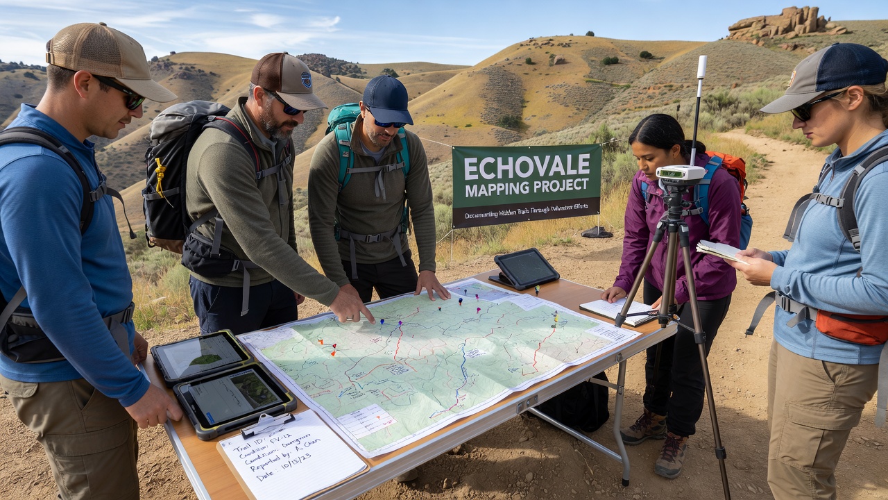 Echovale Volunteers Document Hidden Hiking Trails Through Foothills Mapping Initiative